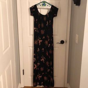 Express off the shoulder dress black